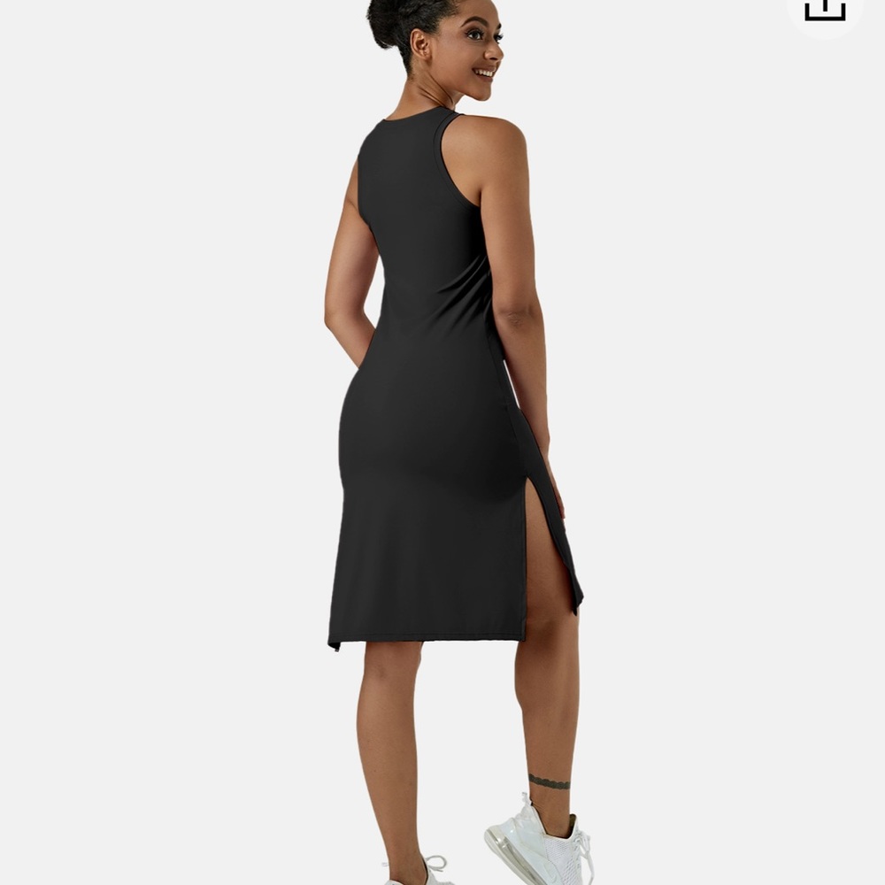 BNWT Halara Midi Dress with Slits Size XL - Picture 3 of 7